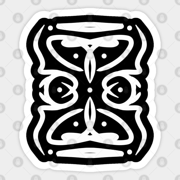 Lines Art 12 Sticker by Megadorim